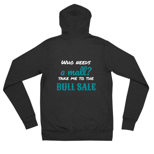 Take Me to the Bull Sale zip hoodie - Image 2