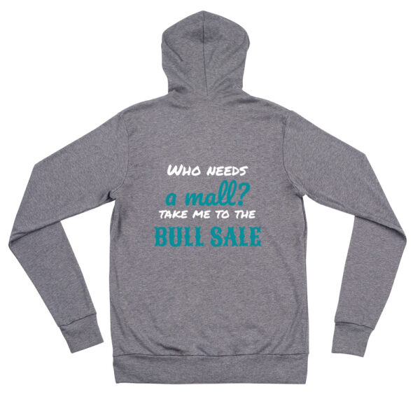 Take Me to the Bull Sale zip hoodie - Image 4